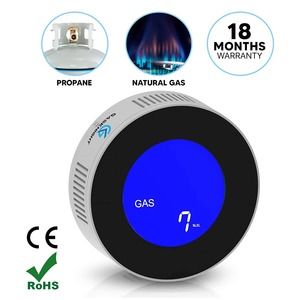 GasKnight 2.0 Natural Gas Detector & Propane Detector w LCD Display.